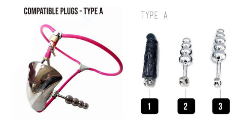 Ceinture de chasteté Plug